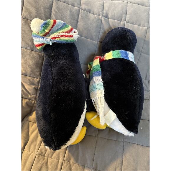 Vintage 1987 Sea World Pete and Penny Penguins Plush Stuffed Animal 17" Ohio - Picture 2 of 3